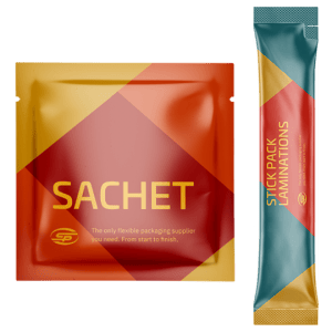 HFFS and VFFS rollstock film for sachets and stick packs
