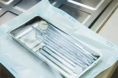 Cleanroom bag protecting sterile medical equipment from contamination