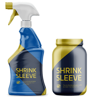 Full-body printed shrink sleeve packaging products