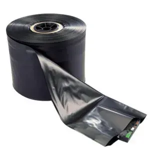 Black conductive antistatic bag for electronic components