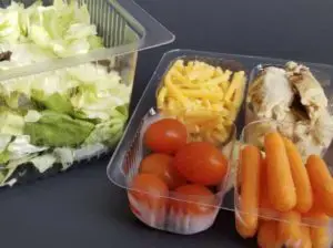 Packaging for healthy fresh-food trays and meals